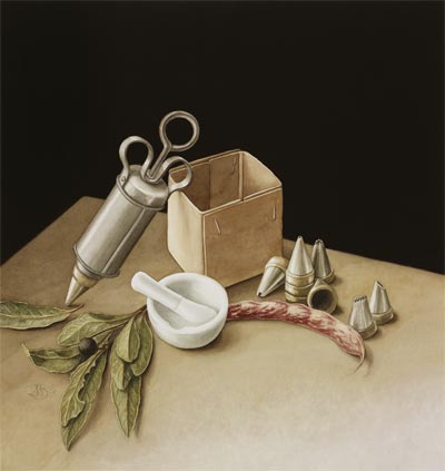 'Kitchen Geometry', Watercolour, Jenny Barron